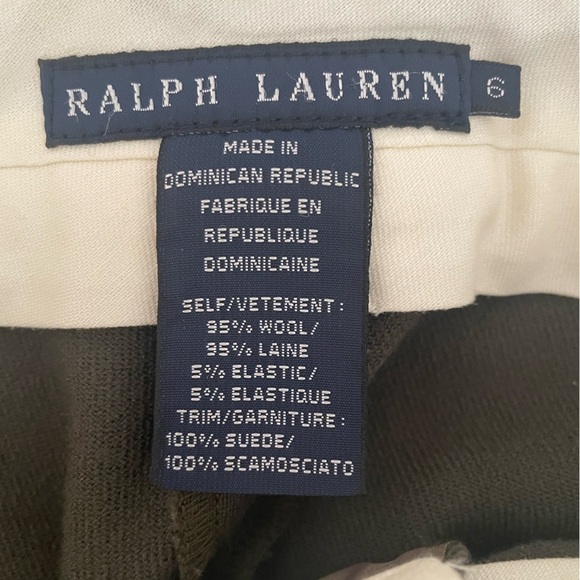 Ralph Lauren - Wool and Suede Pants - Picture 10 of 10